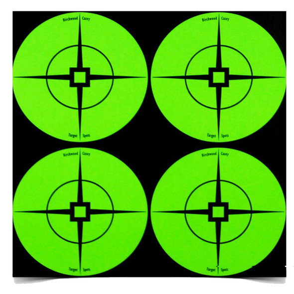 Birchwood Casey Self Adhesive 3" Target Spots Atomic Green 40 Pack