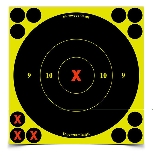 Birchwood Casey Shoot-N-C Targets 6" Round "X" 60 Pack