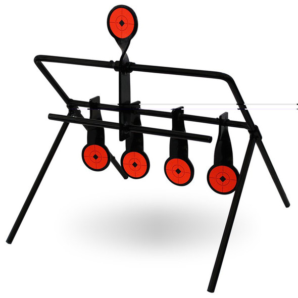 Birchwood Casey World of Targets Gallery Resetting Target Auto-Reset .177 Airgun's Only Solid Steel Construction Black