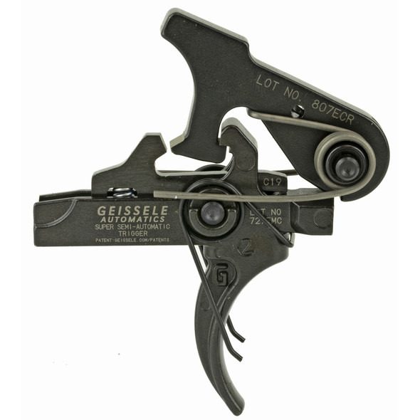 Geissele Automatics AR-15 Super Semi-Automatic (SSA) Trigger 2 Stage 4.5 lb Pull Black