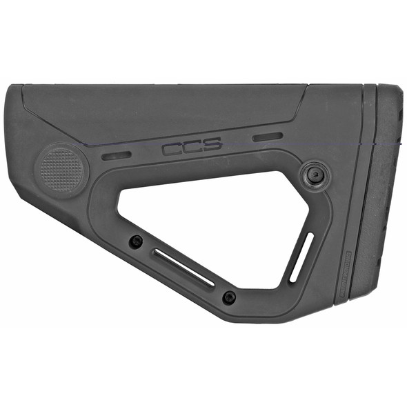 HERA USA HRS CCS AR-15 Mil-Spec Push Button Retractable/Collapsible Buttstock Polymer Black