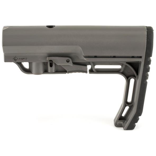 Mission First Tactical Battlelink Minimalist Stock 6 Position Collapsible Stock Mil Spec Polymer Gray