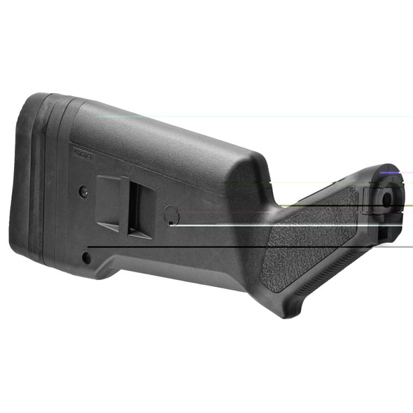 Magpul SGA Mossberg 500/590/590A1 12 Gauge Shotgun Stock Adjustable Polymer Black