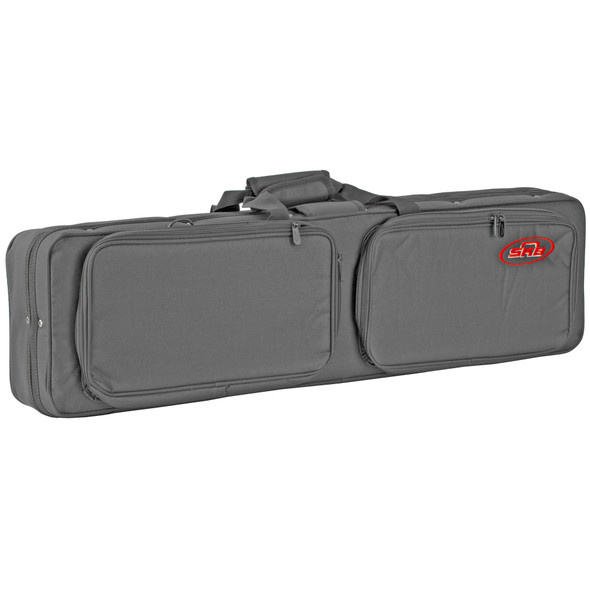 SKB 3409 Hybrid Breakdown Shotgun Case 32" x 9" x 5.50" Custom Foam Interior Lined Interior Weather Resistant 600D Ballistic Nylon Double Zipper Matte Black