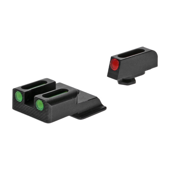 Truglo Brite-Site Fiber Optic S&W M&P 380EZ Red Front Green Rear Black