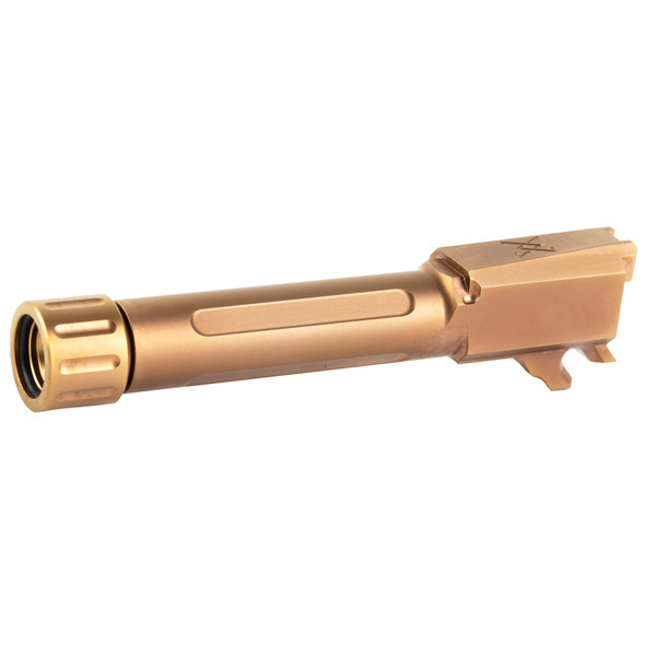 True Precision Threaded Drop In Barrel Sig P365 9mm Luger Stainless Steel Copper TiCN Finish