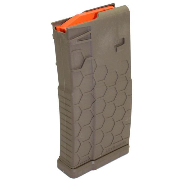 Hexmag LR-308 Magazine .308 Win 10 Rounds Polymer FDE