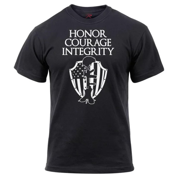 Rothco Honor Courage Integrity Athletic Fit T-Shirt