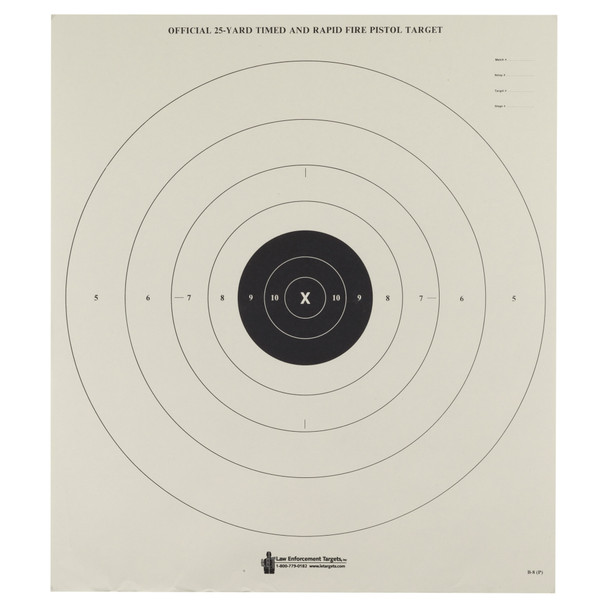 ACTION TGT BULLSEYE PAPER 100PK