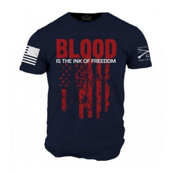 Grunt Style 'Ink of Freedom' Mens T-Shirt - DW481