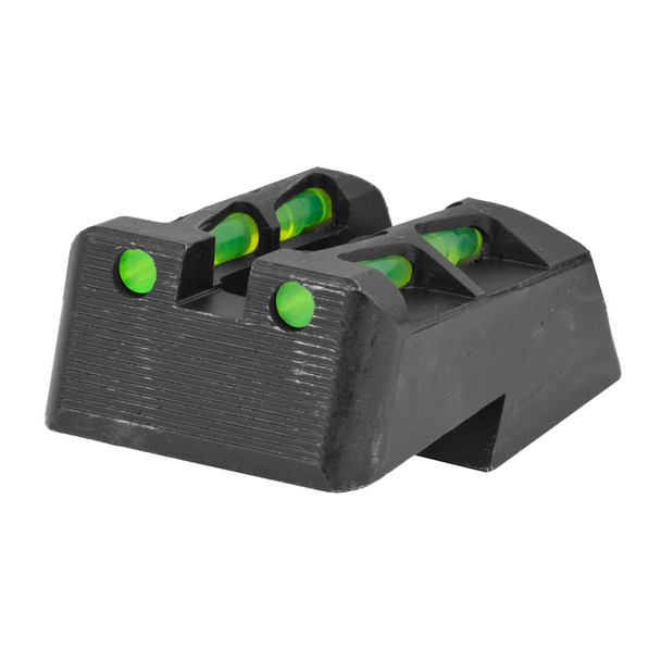 HiViz Litewave Rear Sight For Springfield Armory 1911 - Green/Red/Black