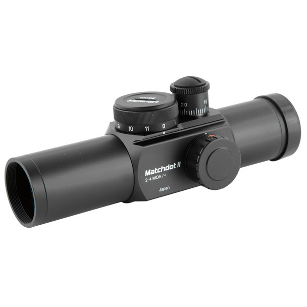 Ultradot Matchdot II Red Dot Sight Dual Reticle BDC 1 MOA with Rings Black