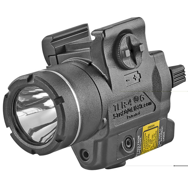 Streamlight TLR-4G Rail Mounted LED Tactical Light with Green Laser 115 Lumen Black