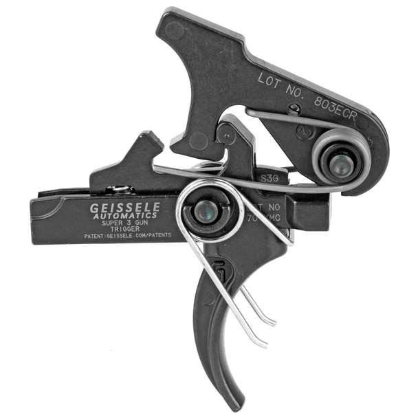 Geissele Automatics AR-15 Super 3 Gun (S3G) Trigger Single Stage 4 lb Pull Black