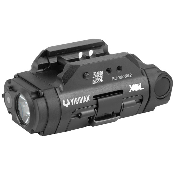 Viridian X5L Gen 3 Tactical 500 Lumen Weapon Light/Green Laser Combo Universal Rail Mount Rechargeable Battery 6061-T6 Aluminum Housing Matte Black