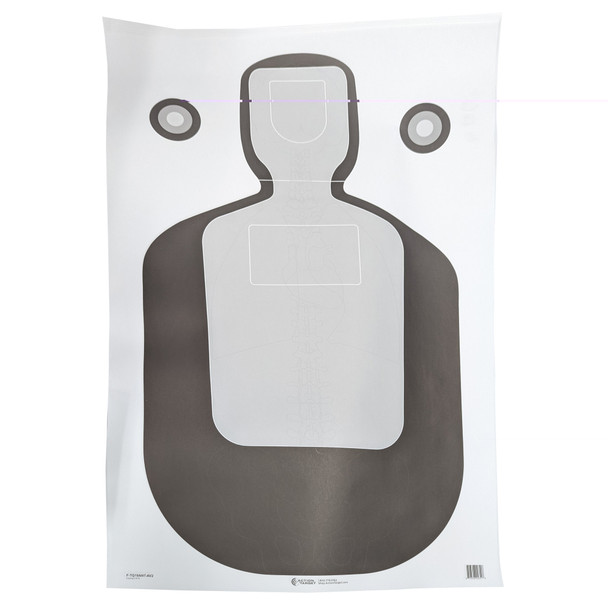 Action Target F-TQ15ANT-A Vital Anatomy/TQ-19 Scoring Target 23x35 Inch 100 Per Case