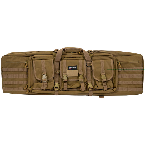 G-Outdoors, Inc., Tactical Double Rifle Case, Flat Dark Earth, 42", 600 Denier Polyester