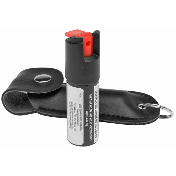 Tornado Personal Defense, Tornado Pepper Spray, Key Chain, 11g, Black