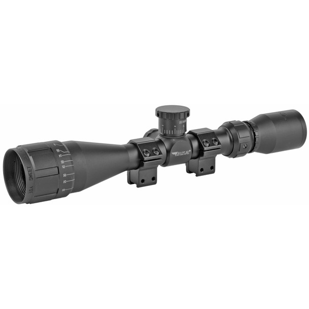 BSA Optics SWEET .22 AO 4-12x40 Riflescope 30/30 Reticle 1" Tube .25 MOA Adjustments Variable Parallax Second Focal Plane Matte Black