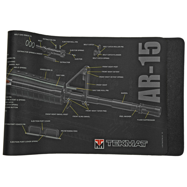 TekMat AR-15 3d Cutaway Gun Cleaning Mat Neoprene