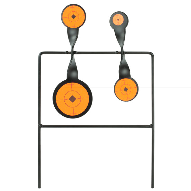 Birchwood Casey World of Targets Duplex Spinning Rimfire Target 1.625", 2.25" and 3.625" Steel Target