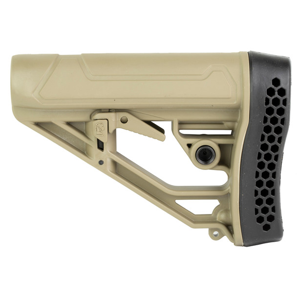 Adaptive Tactical EX Performance AR-15/AR-10 Adjustable M4-Style Stock Mil-Spec FDE