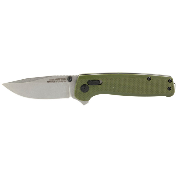 SOG Terminus XR 2.95" Clip Point Folding Blade Olive