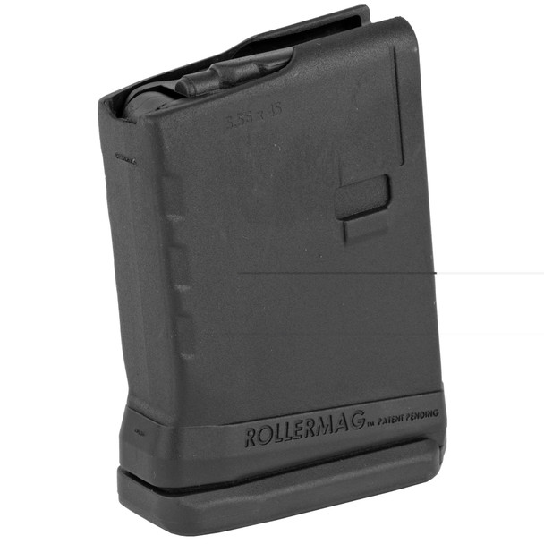 ProMag RM5 Rollermag 5 Round AR-15 Magazine .223 Remington/5.56 NATO Roller Anti Tilt Follower Technapolymer Black