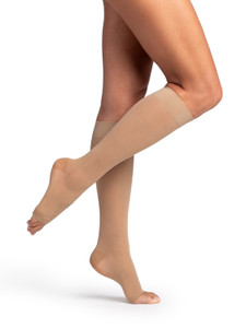 Women's DYNAVEN Sheer Calf Open-Toe, 20-30mmHg Women's DYNAVEN Sheer Calf Open-Toe, 20-30mmHg