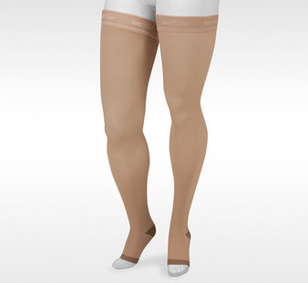 Juzo Soft Silver Thigh, OT, Silicone, 30-40 mmHg