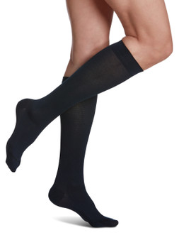 Sigvaris Women’s Sea Island Cotton 151 Knee-High Compression Socks 15-20mmHg