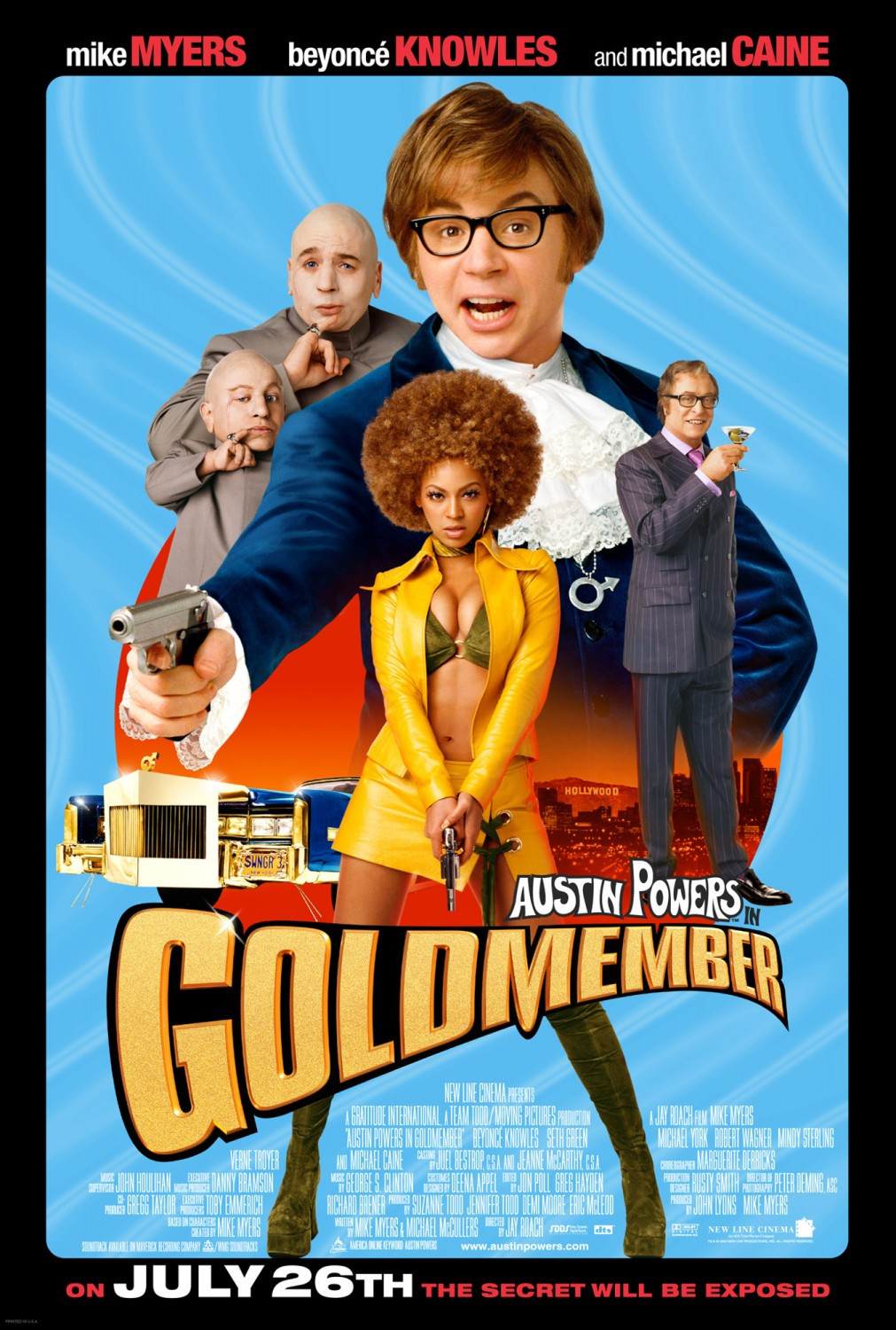 オースティン・パワーズ　ゴールドメンバー　USオリジナル映画ポスター ゴールドメンバー (両面) ポスター Starstills.com で映画ポスターを