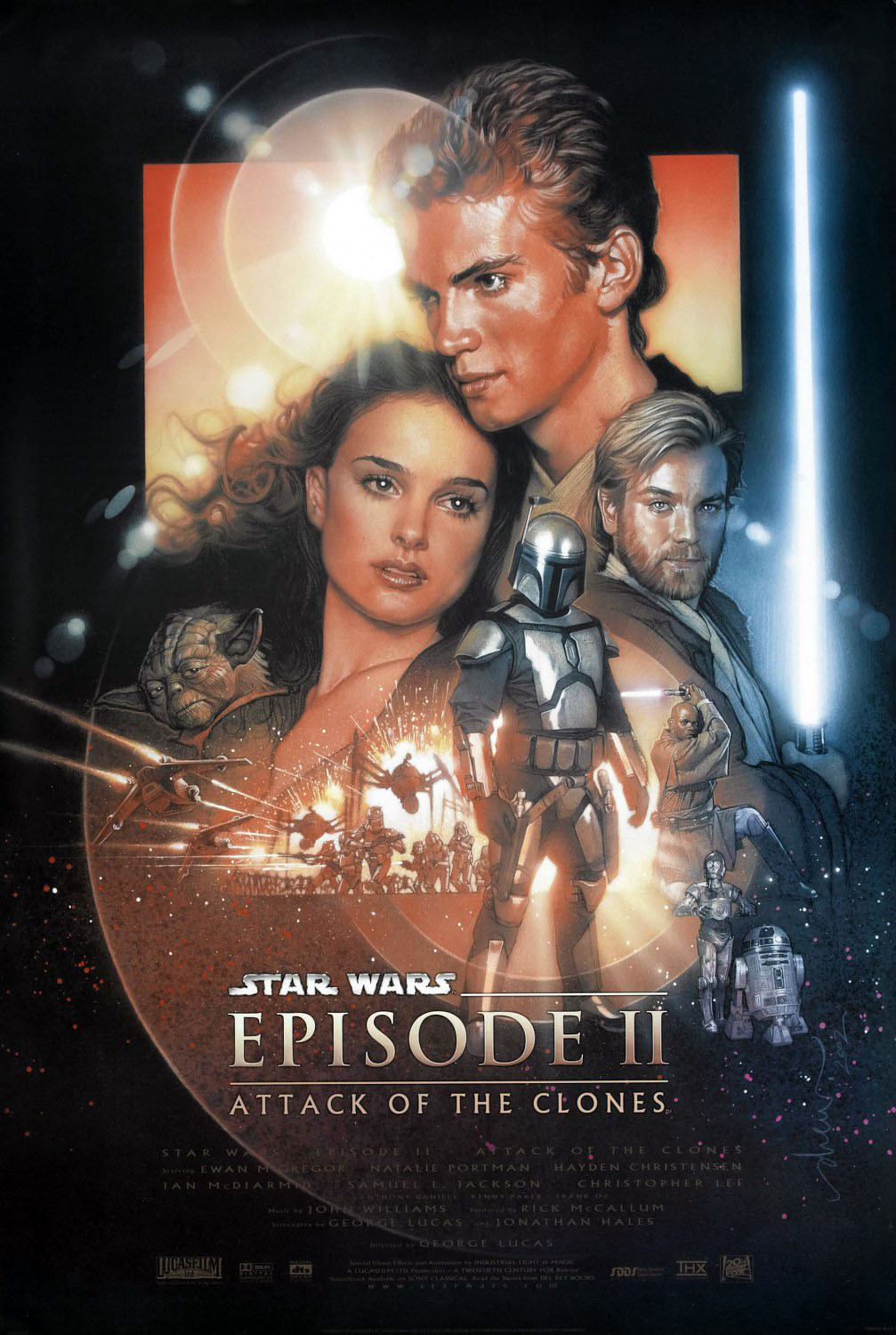 STAR WARS エピソード11 - クローンの攻撃 (片面印刷 REG B) ポスター
