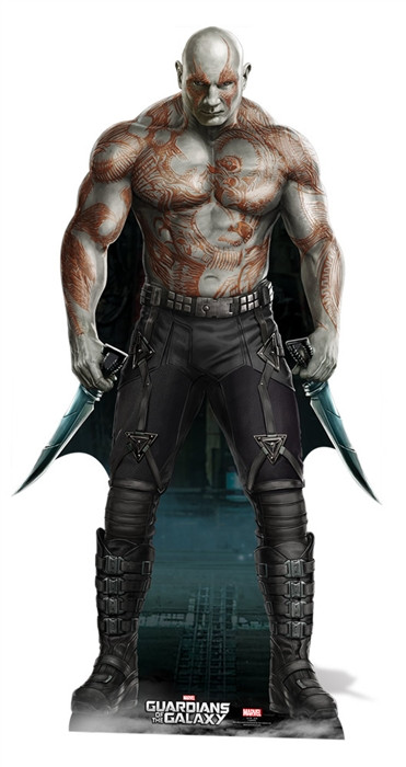 Drax The Destroyer Guardians Of The Galaxy Lifesize Cardboard