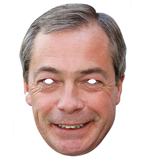 Nigel Farage Maschera Politico Maschere UK UKIP - Foto 8