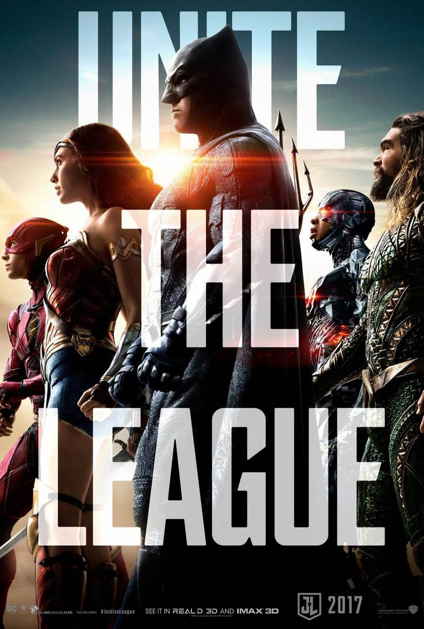 ジャスティス・リーグ オリジナル映画ポスター – Unite The League