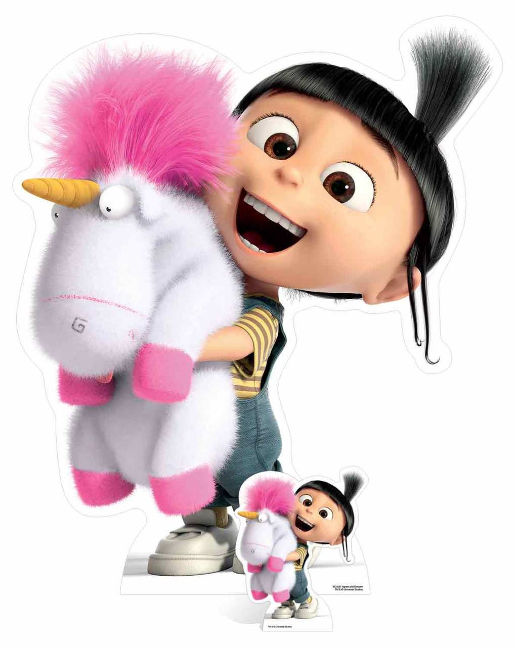 Agnes and Fluffy Unicorn Despicable Me 3 Cardboard Cutout