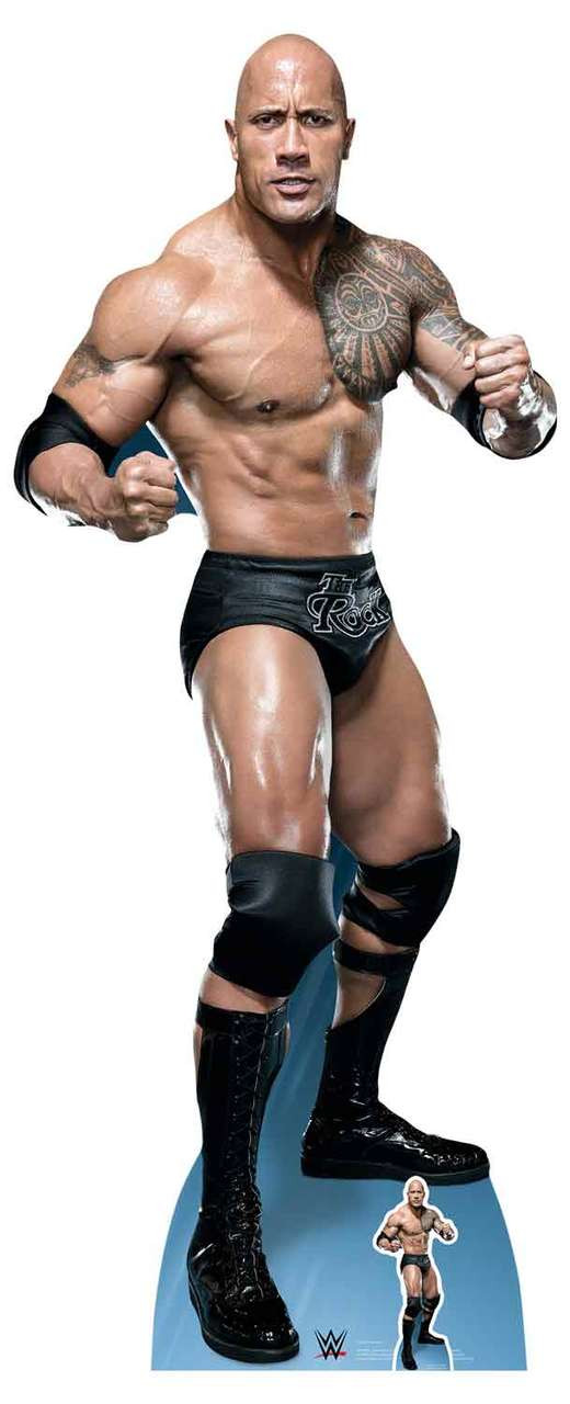 ザ・ロック ドウェイン・ジョンソン ファイトスタンス WWE 等身大