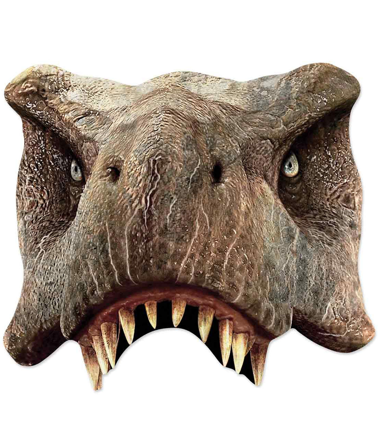 Tyrannosaurus Rex Jurassic World 2D Card Party Single Half Face Mask