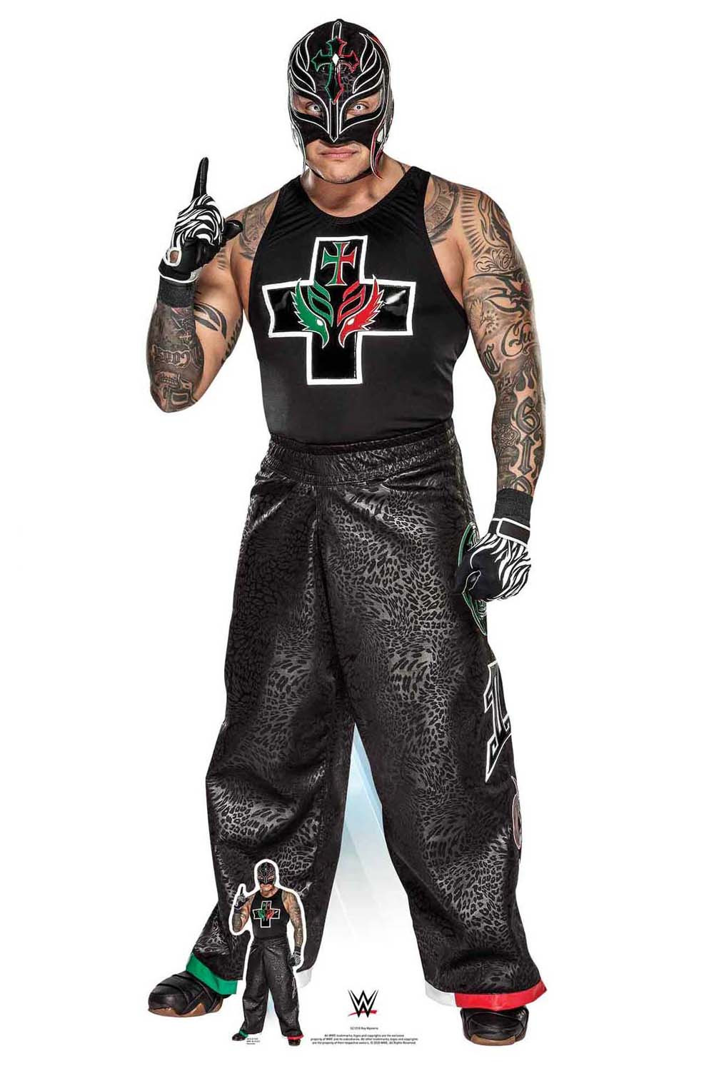 レイ・ミステリオ wwe 生スタイル等身大段ボール切り抜き / スタンドアップ