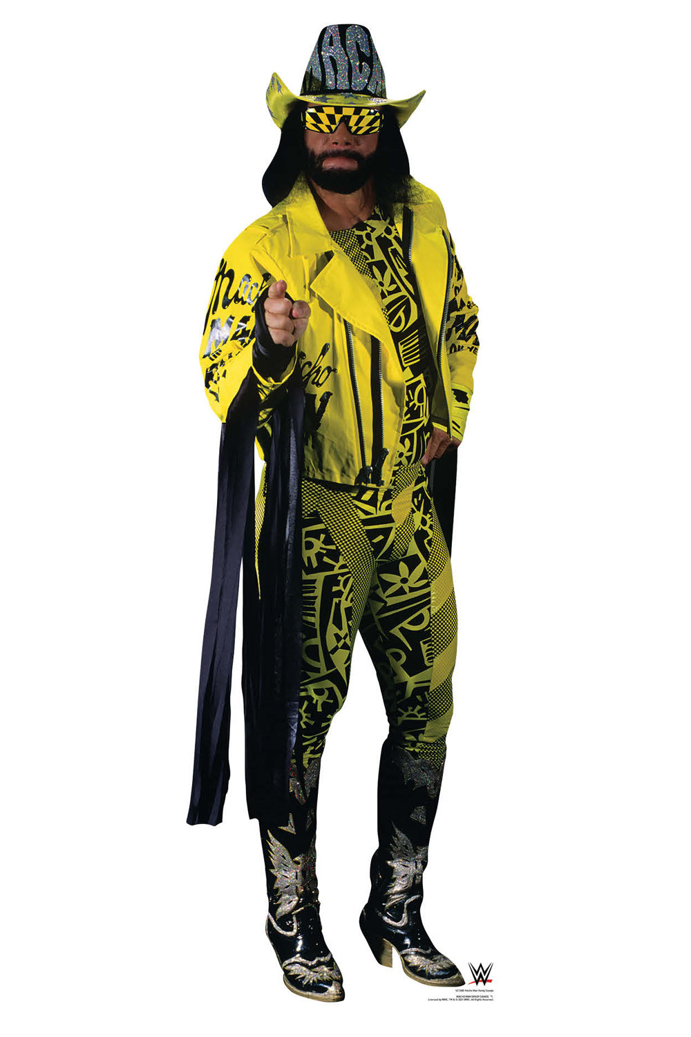 マッチョマン ランディ サベージ イエロー スーツ WWE 等身大段ボール