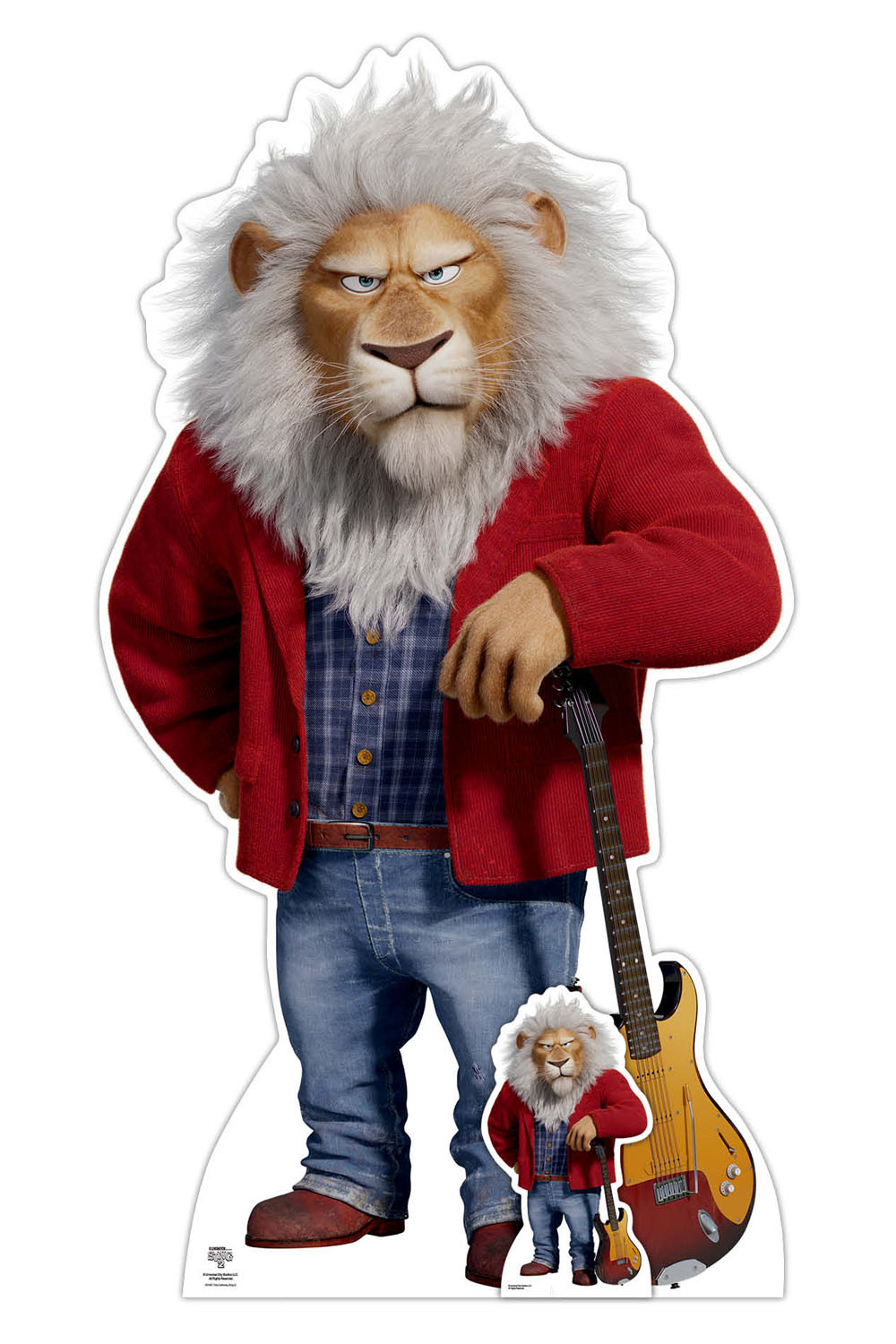 Clay Calloway the Lion from Sing 2 Official Cardboard Cutout / Standee