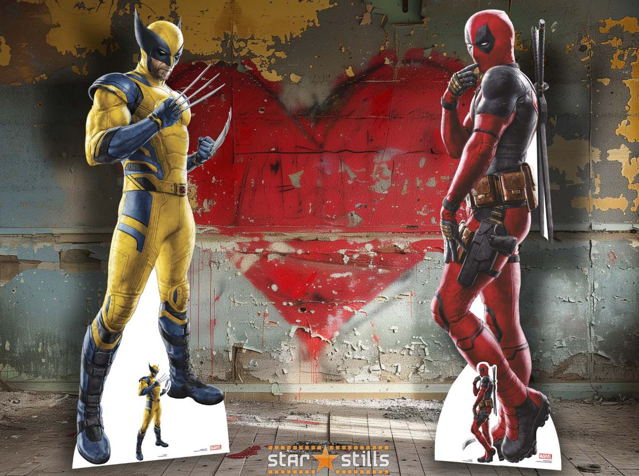 Deadpool Ryan Reynolds Carton Découpe Avec Gratuit Mini