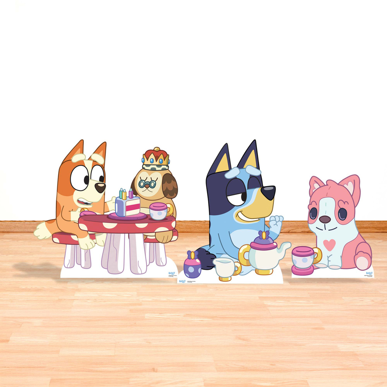 Bluey と Bingo Tea Party 段ボール切り抜きマルチパックバンドル