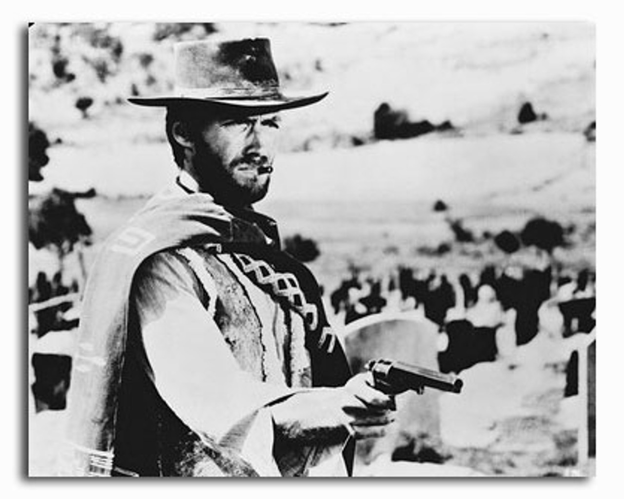 Canvas The Good The Bad /& The Ugly Giant Poster Art Print Black /& White Card