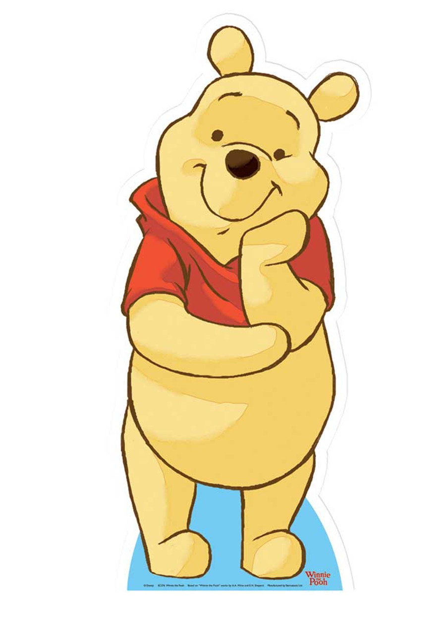SS64300) Lebensgroßer Pappausschnitt von Winnie the Pooh ( Disney ). Kaufen  Sie Ausschnitte bei starstills.com