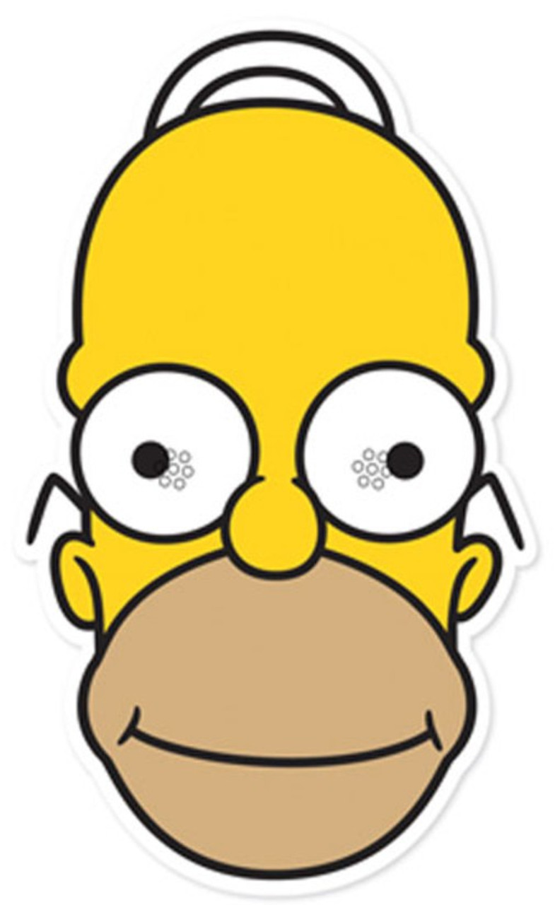 Stranden sådan Aftale Homer Simpson Party Face Mask (The Simpsons) available now at Starstills.com