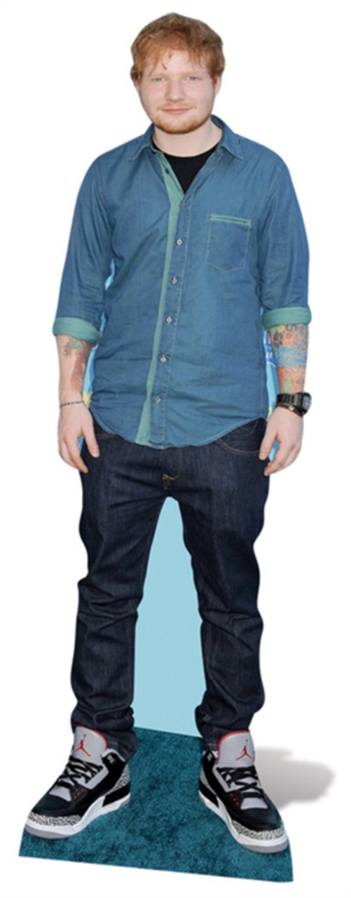 Green Jacket Life Size Cutout Ed Sheeran 