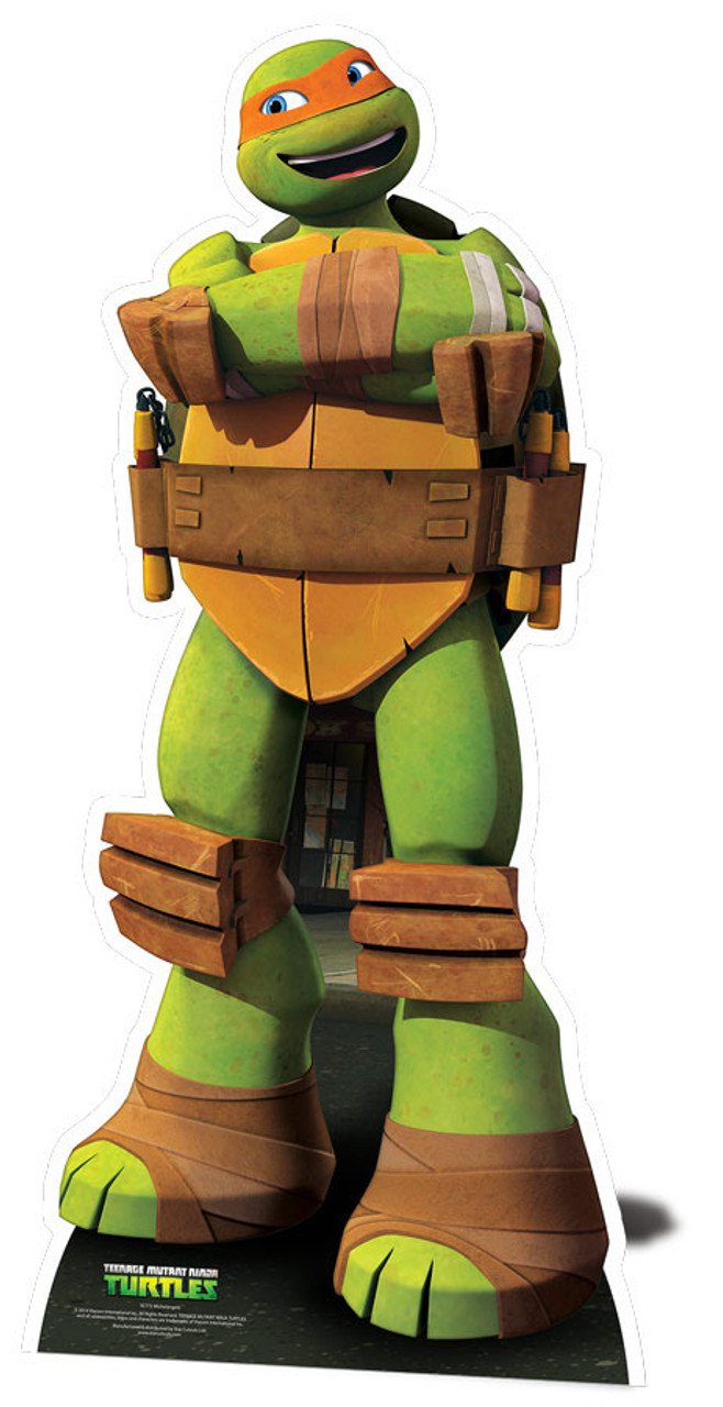 Michelangelo Teenage Mutant Ninja Turtles Lifesize Cardboard Cutout / Standee / - Nickelodeon Series Nickelodeon standups & standees at starstills.com