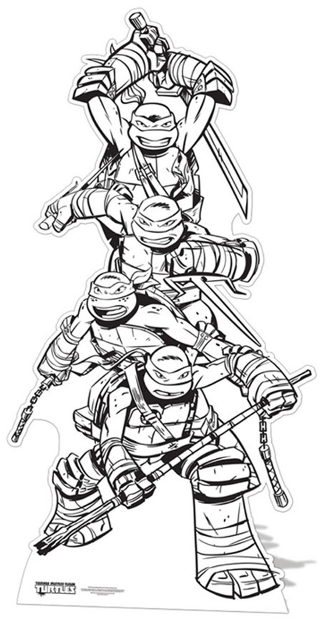 teenage mutant ninja turtles michelangelo coloring pages nick